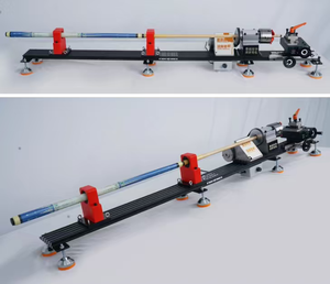 Lu Ban Marka Ayrılabilir Tip Taşınabilir Bilardo Tamir Makinesi, Bilardo İstekası Tornası ile Deri Başlığı ve Bakır Bandı Değiştirir - Product Image 2