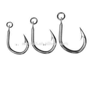 chinese cheap carbon steel K-type fishing hooks tuna hooks