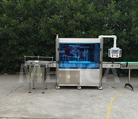 Alimentateur de bouteilles en verre/plastique et table tournante faciles à utiliser, fabriqués en usine à Shanghai