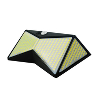 Lampe murale solaire à LED double face avec détecteur de mouvement, étanche, pour terrasse, balcon, jardin
