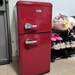 Réfrigérateur à double porte F 88l, réfrigérateur rétro, congélateur vertical, réfrigérateur en bas, congélateur en haut, pour usage domestique, hôtelier, bureautique - Product Image 3