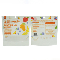 Sachets Mylar personnalisés avec fenêtre, refermables, à fermeture éclair, pochettes verticales pour emballage alimentaire, friandises pour animaux, nourriture pour chiens