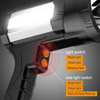 Lampe de poche LED haute puissance xhp50, torche de 800m, longue portée, projecteur, USB Rechargeable, lanterne de Camping en plein air