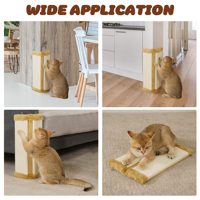 Griffoir mural en sisal pour chats, panneau de protection vertical pour coins de mur, griffoir mural pour chats