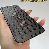 Protection d'écran anti-espion 2.0 en verre trempé pour téléphones portables iPhone 15 Pro Max 16 17 18 et Samsung A55 A37 A57 A15 A16
