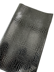 Tissu en cuir de <span class=keywords><strong>crocodile</strong></span> lisse classique et à la mode utilisé pour la décoration de meubles et de sacs à chaussures - Product Image 3