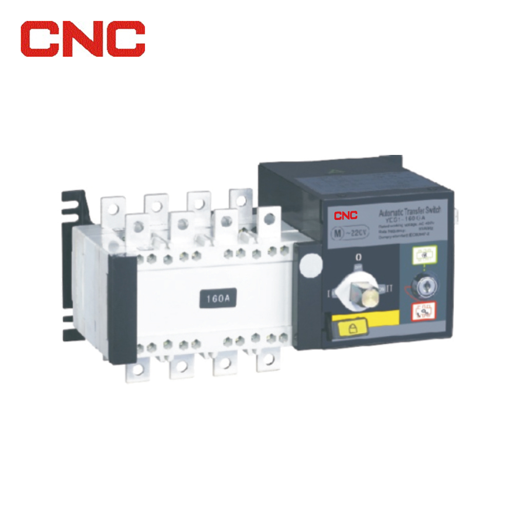 thumbnail image 2 of Interruptor De Transferencia CNC YCQ4-100E/3P Dual Power Automatic Transfer Switch (ATS) - 63A/100A, 220V, 3 Pole, DIN Rail Mount 220v Transfer Switch 2 of 12