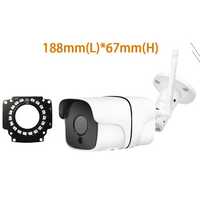 Goveisee IP66 Tahan Air CCTV Keamanan Logam Luar Ruangan Model Bullet WIFI Housing Kamera IR F257 Cina Daratan