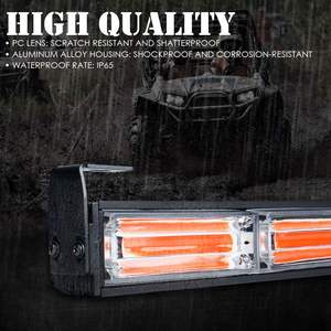 Offroad COB LED posteriore inseguimento barra stroboscopica w/freno retromarcia luce di carico compatibile per Polaris RZR Maverick X3 Talon - Product Image 4