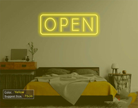 Dropshipping Enseigne LED ouverte/fermée pour la publicité extérieure 24 heures Business Lighting Neon Store Sign for Shop Car Easy