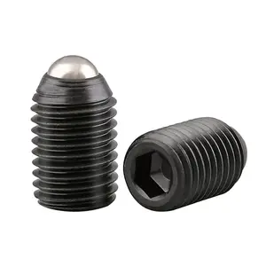 פחמן פלדת כיתה 12.9 M3 M4 M5 M6 M8 M10 M12 M16 Hex Socket ראש כדור נקודת סט בורג כדור טובל גראב בורג