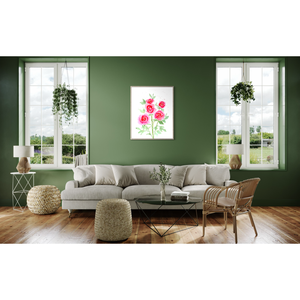 Decoración de pared con papel artístico Spring Rose para un ambiente romántico y floral en dormitorios y salas de estar - Product Image 5
