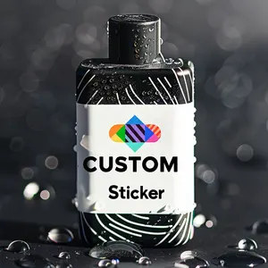 Hot Sale dia 30mm waterproof sticker social media sharing mobile phone sticker Epoxy tag