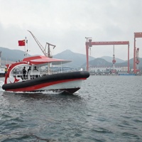 Bateau touristique Grandsea en aluminium de 12,5 m, jet-boat, bateau-moto, bateau-voiture, aéro-bateau, bateau de plaisance à vendre