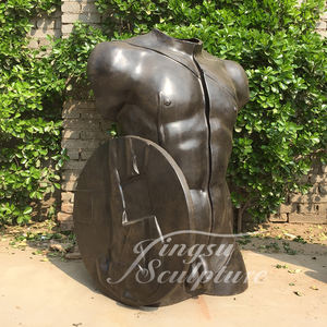 Célèbre Design Intérieur Décor Taille Réelle En Laiton Statue Abstraite Corps Homme Statue Décor Extérieur Sculptures - Product Image 2