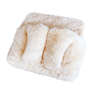 Chauffe-pieds électrique en polaire douce avec fonction massage - Product Image 2