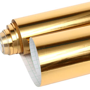 Mat mat kesme metalik altın vinil yapışkan film özel vinil kağıt rulolar - Product Image 3