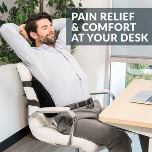 Cojín de Soporte Lumbar para Alivio del Dolor, para Silla de Oficina, con Funda Extraíble, Espuma Viscoelástica - Product Image 6
