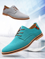 Chaussures décontractées pour hommes, chaussures de ville mat grandes tailles 40-48, semelles extérieures en caoutchouc élastique de style britannique, semelle intermédiaire en PU, doublure en similicuir