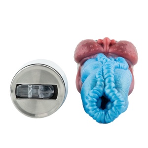 Masturbador Masculino de Silicona Fantasy Tiger Tongue, Onahole para Hombres Mayores de 18 Años, Vagina Artificial, Estimulador de Bolsillo, Juguetes Sexuales - Product Image 2