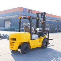 Chariot élévateur diesel QINGCHA 4 tonnes, chariot élévateur 2t 2,5t 3t, mât triplex 4m 5m 6m, moteur Isuzu Mitsubishi à vendre