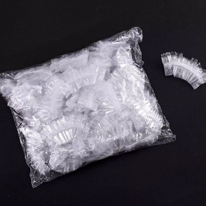 Doccia monouso trasparente protezioni <span class=keywords><strong>per</strong></span> le orecchie impermeabili copri orecchie <span class=keywords><strong>per</strong></span> tinture <span class=keywords><strong>per</strong></span> <span class=keywords><strong>capelli</strong></span> in plastica impermeabile tappi <span class=keywords><strong>per</strong></span> cuffie da doccia - Product Image 5