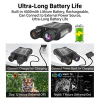 Telescopio para Exteriores con Visión Nocturna a Color de Largo Alcance 4K, Gran Angular, para Observación de Vida Silvestre y Caza con Imágenes Térmicas