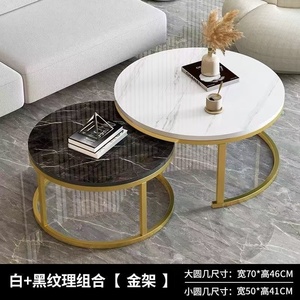 Modern Luxury Italian Tea <strong>Table</strong> Creative Home Furniture Iron Edge <strong>Space</strong> <strong>Saving</strong> Living Room Side <strong>Table</strong> for Small Apartments - Product Image 6