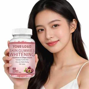 Gummies <span class=keywords><strong>de</strong></span> glutathion à marque privée avec collagène pour le soutien <span class=keywords><strong>de</strong></span> la peau et antioxydant, complément alimentaire blanchissant pour femmes, 60 unités - Product Image 6