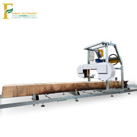 Machine de découpe de bois de scie à ruban de scierie de moteur diesel portable pour le travail du bois forestier et le traitement des bûches