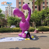 Ballon gonflable de créature d'yeux extraterrestres de 5m pour la fête de festival de musique thématique