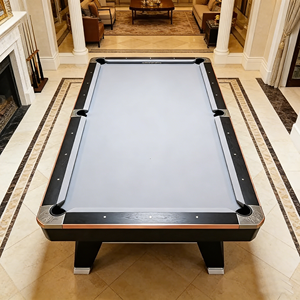 Table de <span class=keywords><strong>billard</strong></span> en bois massif de haute qualité, 7 à 9 pieds, avec poches en cuir véritable, tapis rapide, personnalisable pour le <span class=keywords><strong>billard</strong></span> américain, modèle professionnel - Product Image 1