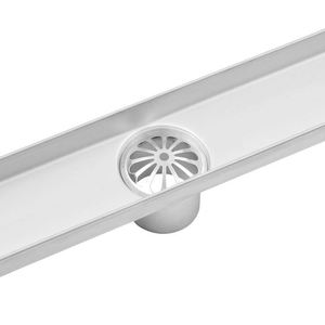 Nuevo Diseño de Canal de Drenaje Lineal para Bañera y Ducha de Acero Inoxidable, Salida Vertical, Drenaje Lineal para Piso - Product Image 6