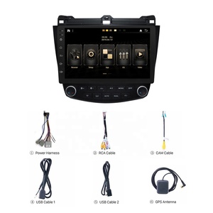 4 + 64 gam px6 màn hình cảm ứng Android 10.0 Navigation 10 inch đa phương tiện xe Stereo BT cho Honda Accord 2003-2007 đài phát thanh xe - Product Image 3