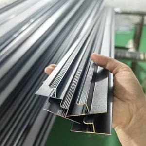 SDW-XF1A Shadow Gap Aluminum Profile Skirting Baseboard <strong>PC</strong> Diffuser LED Channel Hidden Backlight Linear Bar Strip Light - Product Image 5