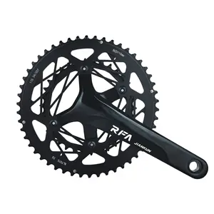 light single speed CNC 34/50T bicycle crank & chainwheel road bicycle crankset