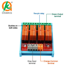 Oshangming 24V 2 yollu giriş 2 röle çıkışı kurulu minyatür 10A PNP/NPN anahtarı fonksiyonu PLC genişleme için - Product Image 5