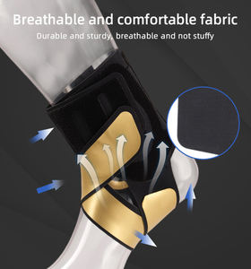 Soporte de Tobillo Deportivo con Doble Correa de Compresión, Protección para Correr en Invierno, Entrenamiento en Gimnasio, Tejido Transpirable y Suave - Product Image 4