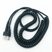 Kabel USB 2.0 ke RJ50 10P10C Kabel Data Pemindai Barcode POS untuk Mesin Kasir Ritel