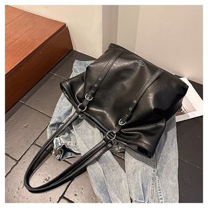 YUBAINA Dames Handtas van Hoge Kwaliteit PU Leer, Grote Schoudertas, Messenger Bag, Rits Sluiting, Klassieke Stijl, Polyester, Casual, Shopper - Product Image 4