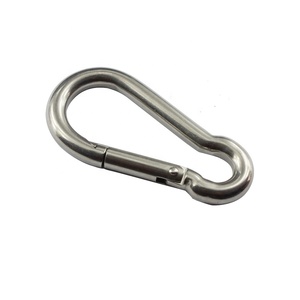Mosquetón de Acero Inoxidable 316 Marino DIN5299C, Gancho de Resorte, 50x5mm, para Escalada, Mascotas, Yates, Barcos, Accesorios de Herraje - Product Image 4