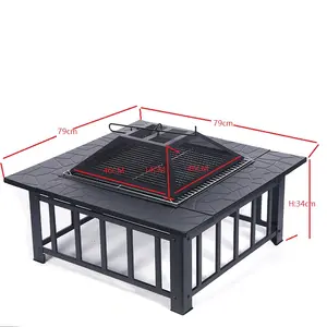 Hot <strong>Table</strong> <strong>Top</strong> <strong>Barbecue</strong> Grill European Roast Grill Outdoor Charcoal <strong>Barbecue</strong> and Fire Pit Fire Place Charcoal Grill - Product Image 1