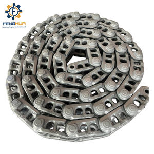 Cadena de oruga para excavadora EC210, 49 eslabones, conjunto de cadenas de oruga para tren de rodaje de excavadora, venta de fábrica - Product Image 1