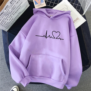 Felpa <span class=keywords><strong>con</strong></span> <span class=keywords><strong>Cappuccio</strong></span> da <span class=keywords><strong>Donna</strong></span> Casual a Maniche Lunghe, Stile Streetwear - Product Image 1