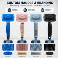 Brosse de toilettage auto-nettoyante pour animaux de compagnie, respectueuse de la peau, pour l'élimination des poils de chiens et de chats, fabriquée par ODM Factory