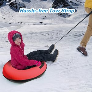 70cm 100cm 120cm Jouets de ski d'hiver à fond dur Tube à neige <span class=keywords><strong>gonflable</strong></span> 28 pouces <span class=keywords><strong>Luge</strong></span> à neige pour adultes - Product Image 4