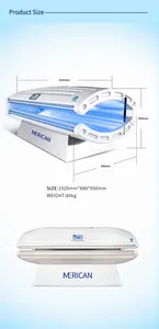 Germany Cosmedico Wholesale Home Horizontal Lie-down Solarium And Tanning Beds W4 24 Globes 2400w
