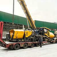 Machine à pavage haute précision RP705, capacité élevée, production de 260 t/h, trémie de 11 t pour travaux de construction de voies principales d'autoroutes