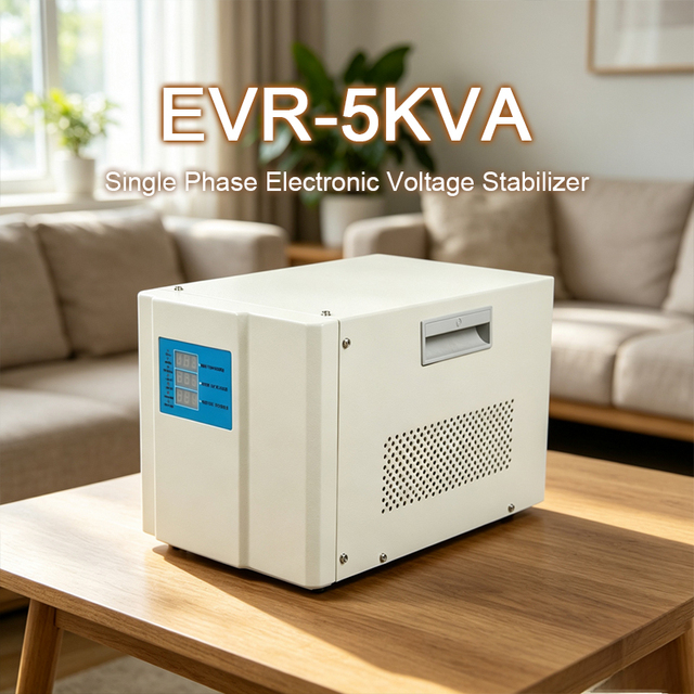 Single-Phase Electronic Voltage Stabilizer Universal for Whole House Appliances Automatically Balances Grid Voltage Fluctuations