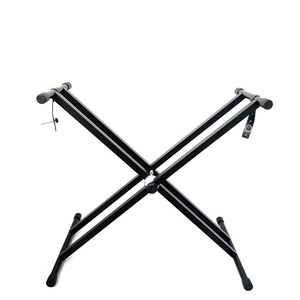 Vente en gros support de clavier robuste à <span class=keywords><strong>2</strong></span> niveaux réglable Double X Design <span class=keywords><strong>pour</strong></span> <span class=keywords><strong>claviers</strong></span> support d'instruments de musique - Product Image 3